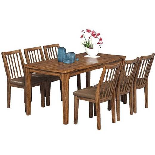 Bộ bàn ghế ăn gỗ tự nhiên BA509A-BA509AK8-GA509